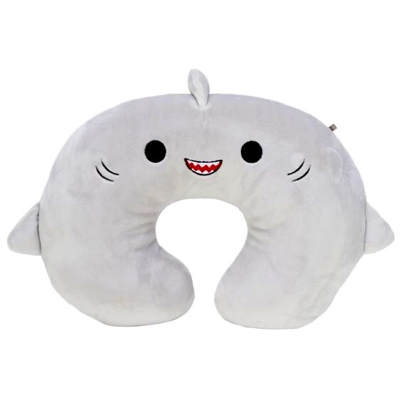 shark squishmallow neck pillow